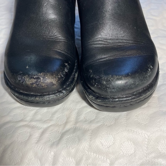 Ariat Clogs Women’s 5.5B Leather Upper Black Slip On Shoes Round Toe Clogs - Picture 7 of 10